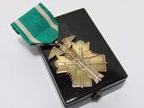 WW2 JAPANESE MEDAL GOLDEN KITE 6TH CLASS WWII JAPAN SILVER ORDER GOLD BADGE MILITARY