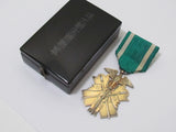 WW2 JAPANESE MEDAL GOLDEN KITE 6TH CLASS WWII JAPAN SILVER ORDER GOLD BADGE MILITARY