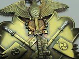 WW2 JAPANESE MEDAL GOLDEN KITE 6TH CLASS WWII JAPAN SILVER ORDER GOLD BADGE MILITARY