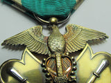 WW2 JAPANESE MEDAL GOLDEN KITE 6TH CLASS WWII JAPAN SILVER ORDER GOLD BADGE MILITARY