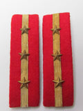 WW2 IMPERIAL JAPANESE ARMY SHOULDER BOARDS RANK SERGEANT MAJOR WWII