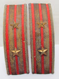 RARE WW2 JAPANESE ARMY LIEUTENANT COLONEL EPAULETTES SHOULDER BOARDS JAPAN WWII