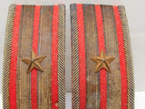 RARE WW2 JAPANESE ARMY LIEUTENANT COLONEL EPAULETTES SHOULDER BOARDS JAPAN WWII
