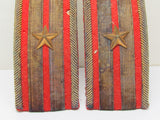 RARE WW2 JAPANESE ARMY LIEUTENANT COLONEL EPAULETTES SHOULDER BOARDS JAPAN WWII