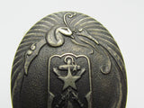 WW2 JAPANESE VET MERIT BADGE MEDAL WAR VETERANS ZAIGO GUNJINKAI WWII JAPAN