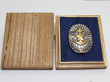 ww2 ARMY meritorious service BADGE instructor of military training course in tokyo. in the original case.