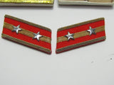 WW2 IMPERIAL JAPANESE ARMY lieutenant COLLAR TAB SET RANK WWII