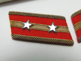 WW2 IMPERIAL JAPANESE ARMY lieutenant COLLAR TAB SET RANK WWII