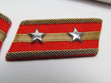 WW2 IMPERIAL JAPANESE ARMY lieutenant COLLAR TAB SET RANK WWII
