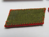 WW2 IMPERIAL JAPANESE ARMY lieutenant COLLAR TAB SET RANK WWII