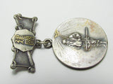 RARE! 1932 Pre WW2 JAPANESE MEDAL MANCHUKUO NATIONAL FOUNDATION BADGE MANCHURIA CHINA WWII