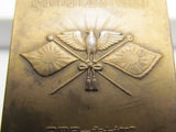 RARE ONE! IMPERIAL JAPANESE RESCRIPT BADGE PRE WW2 GUN BADGE SWORD 1932 WWII JAPAN ARMY NAVY