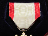POST WW2 JAPANESE MEDAL ORDER OF THE RISING SUN 5TH SILVER JAPAN BADGE POST WWII