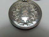 1966 JAPANESE MEDAL OF HONOR Badge Army Navy 60's post ww2 Vintage JAPAN FINE SILVER