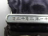 1966 JAPANESE MEDAL OF HONOR Badge Army Navy 60's post ww2 Vintage JAPAN FINE SILVER