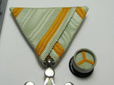 RARE "M" HALLMARK! PRE WW2 JAPANESE MEDAL 8TH CLASS ORDER SACRED TREASURE OSAKA MINT