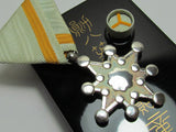 RARE "M" HALLMARK! PRE WW2 JAPANESE MEDAL 8TH CLASS ORDER SACRED TREASURE OSAKA MINT