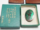 ALL WW2 AND EARLIER MEDAL BADGE SHOULDER BOARDS, SAKE CUPS LOT WWII