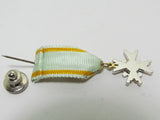5TH CLASS! MINIATURE MEDAL JAPANESE 5TH CLASS SACRED TREASURE SILVER MINT MADE