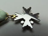 5TH CLASS! MINIATURE MEDAL JAPANESE 5TH CLASS SACRED TREASURE SILVER MINT MADE
