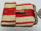 ORIGINAL OUTER BOX! ANTIQUE JAPANESE TAISHO ENTHRONEMENT MEDAL BADGE SILVER ARMY NAVY JAPAN WWI WW2