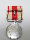 ORIGINAL OUTER BOX! ANTIQUE JAPANESE TAISHO ENTHRONEMENT MEDAL BADGE SILVER ARMY NAVY JAPAN WWI WW2