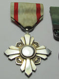 "M"  HALLMARK WW2 JAPANESE LOT AUSPICIOUS CLOUDS MEDAL & FIRST SINO-JAPANESE WAR SET