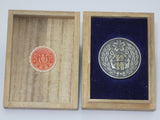 VERY RARE WW2 JAPANESE YOKOSUKA NAVAL ARSENAL WORKER'S BADGE Medal WWII