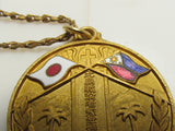 SOCIETY FOR JAPANESE WAR DEAD IN THE PHILIPPINES BADGE MEDAL NECKLACE