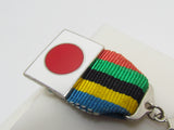 PURE SILVER 1975 JAPANESE WORLD YOUTH OCEAN ASSEMBLY MEDAL Rising Sun UN