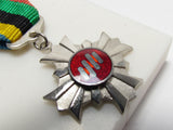 PURE SILVER 1975 JAPANESE WORLD YOUTH OCEAN ASSEMBLY MEDAL Rising Sun UN