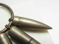 WW2 JAPANESE WARTIME ARMY BULLET GOOD LUCK KEYCHAIN WWII