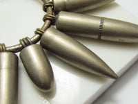 WW2 JAPANESE WARTIME ARMY BULLET GOOD LUCK KEYCHAIN WWII