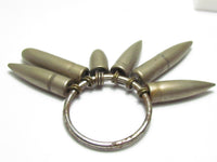 WW2 JAPANESE WARTIME ARMY BULLET GOOD LUCK KEYCHAIN WWII