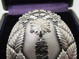 1960'S JAPANESE BADGE .999 SILVER FIRE DEPARTMENT MERIT FD FIREMAN OSAKA, JAPAN MEDAL