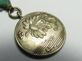 1930'S JAPANESE IKEBANA SCHOOL MEMBER'S BADGE JAPAN MEDAL FLOWER ARRANGEMENT