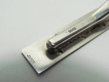 VINTAGE 925 SILVER TECH CUFF LINK & TIE CLIP SET ~ VERY COOL CIRCUIT BOARD CONNECTION DESIGN