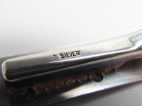 VINTAGE 925 SILVER TECH CUFF LINK & TIE CLIP SET ~ VERY COOL CIRCUIT BOARD CONNECTION DESIGN