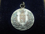 1922 JAPANESE IMPERIAL ANTIQUE SILVER BADGE TOKYO BUSINESS ASSOCIATION TAISHO 11