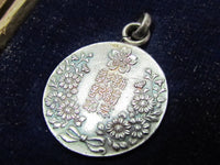 1922 JAPANESE IMPERIAL ANTIQUE SILVER BADGE TOKYO BUSINESS ASSOCIATION TAISHO 11