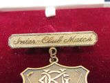 VINTAGE 1970's JAPANESE SILVER GOLD GOLF AWARD KANSAI COUNTRY CLUB 1970