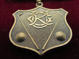 VINTAGE 1970's JAPANESE SILVER GOLD GOLF AWARD KANSAI COUNTRY CLUB 1970