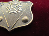 VINTAGE 1970's JAPANESE SILVER GOLD GOLF AWARD KANSAI COUNTRY CLUB 1970