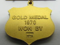 VINTAGE 1970's JAPANESE SILVER GOLD GOLF AWARD KANSAI COUNTRY CLUB 1970