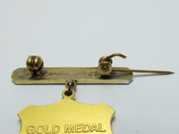 VINTAGE 1970's JAPANESE SILVER GOLD GOLF AWARD KANSAI COUNTRY CLUB 1970