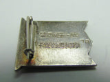 1930 FINE SILVER WW2 JAPANESE OSAKA POLICE TRAFFIC SAFETY AWARD BADGE CAR